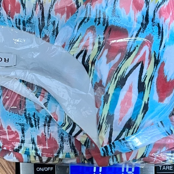 Robbie Bee Dress Sz12 Knee Length Soft Multi Color Pattern Elastic Waist… - Picture 14 of 16